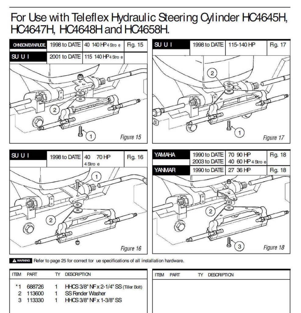 Seastar HO5090 Spacer Set Kormilarski uređaji Sailor Mall HR Dućan