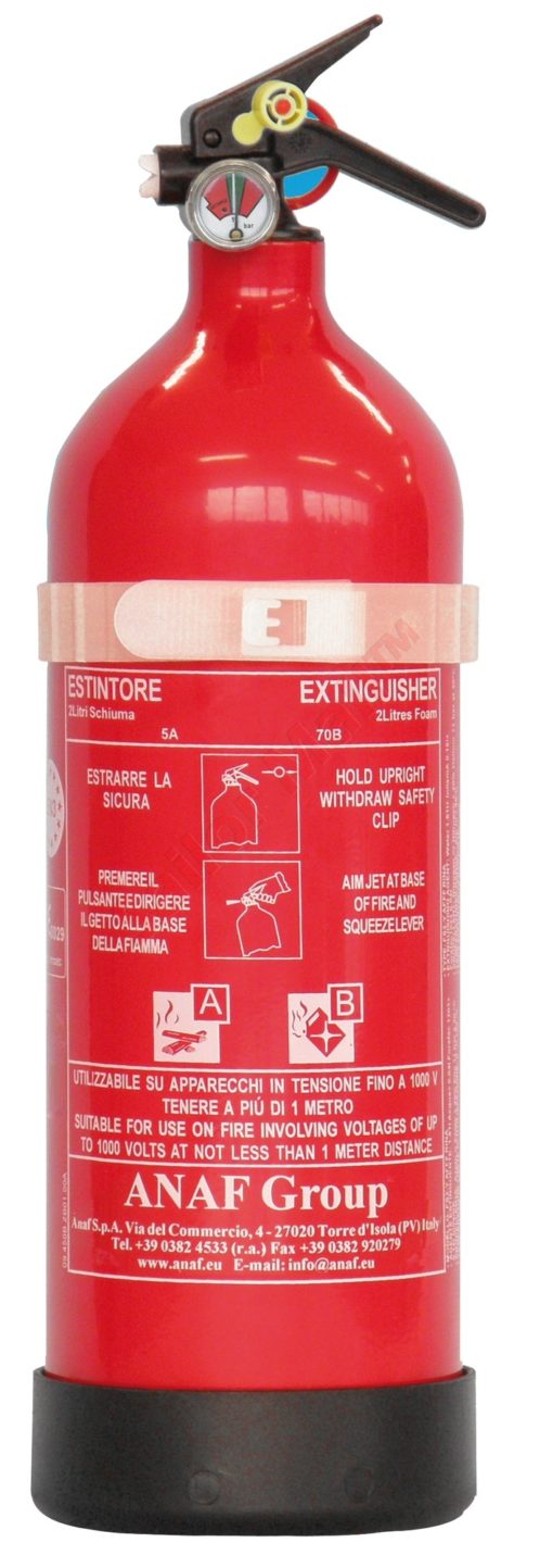 anf fire extinguisher with afff med type tested foam code 31 450 12