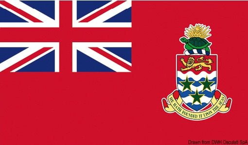 bandiera cayman islands mercantile